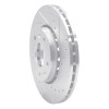 R1 20-25 Nissan SENTRA Front Right Drilled & Slotted Silver Brake Rotor