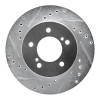 R1 93-02 Mercury Villager Front Left Drilled & Slotted Silver Brake Rotor