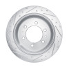 R1 80-82 Nissan 720 DATSUN Front Right Drilled & Slotted Silver Brake Rotor