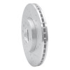 R1 03-11 Cadillac BLS (Mexico) Front Right Drilled & Slotted Silver Brake Rotor EDZ-65015R