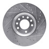 R1 99-10 Chevrolet ASTRA (Mexico) Front Left Drilled & Slotted Silver Brake Rotor