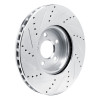 R1 19-25 Mercedes-Benz A220 Front Right Drilled & Slotted Silver Brake Rotor