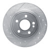 R1 19-26 Mercedes-Benz A220 Rear Left Drilled & Slotted Silver Brake Rotor