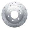 R1 19-25 Freightliner SprintER 1500 Rear Left Drilled & Slotted Silver Brake Rotor