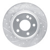 R1 15-21 Mercedes-Benz C200 (Mexico) Rear Left Drilled & Slotted Silver Brake Rotor