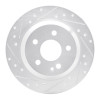 R1 16-23 Mercedes-Benz Viano (Mexico) Rear Left Drilled & Slotted Silver Brake Rotor