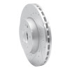 R1 16-23 Mercedes-Benz Viano (Mexico) Front Left Drilled & Slotted Silver Brake Rotor