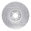 R1 07-09 Mercedes-Benz GL320 Front Left Drilled & Slotted Silver Brake Rotor
