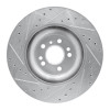 R1 06-12 Mercedes-Benz ML320 Front Right Drilled & Slotted Silver Brake Rotor