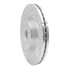 R1 06-12 Mercedes-Benz ML550 Front Left Drilled & Slotted Silver Brake Rotor