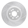 R1 06-12 Mercedes-Benz ML500 (USA/Canada) Front Right Drilled & Slotted Silver Brake Rotor