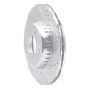 R1 15-23 Mercedes-Benz C300 Coupe & Convertible Rear Right Drilled & Slotted Silver Brake Rotor