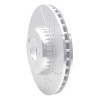 R1 15-23 Mercedes-Benz C300 Coupe & Convertible Front Right Drilled & Slotted Silver Brake Rotor