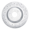 R1 14-21 Mercedes-Benz S400 (Canada & Mexico) Rear Right Drilled & Slotted Silver Brake Rotor