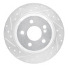 R1 03-06 Mercedes-Benz S430 Rear Left Drilled & Slotted Silver Brake Rotor