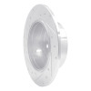 R1 61-91 Mercedes-Benz 220D Rear Right Drilled & Slotted Silver Brake Rotor
