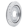 R1 21-25 Ford F-150 4WD Rear Right Drilled & Slotted Silver Brake Rotor