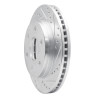 R1 20-25 Ford Transit-250 Front Right Drilled & Slotted Silver Brake Rotor