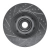 R1 04-08 Ford F-150 RWD Front Right Drilled & Slotted Silver Brake Rotor EDZ-54184R