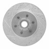 R1 04-08 Ford F-150 RWD Front Left Drilled & Slotted Silver Brake Rotor EDZ-54184L