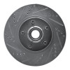 R1 01-05 Ford Explorer Sport Trac Front Left Drilled & Slotted Silver Brake Rotor