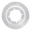 R1 99-07 Ford E-350 Super Duty Rear Right Drilled & Slotted Silver Brake Rotor