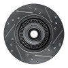 R1 98-02 Ford Ranger (USA/Canada) Front Left Drilled & Slotted Silver Brake Rotor