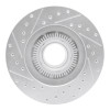 R1 95-97 Ford Ranger (USA/Canada) Front Right Drilled & Slotted Silver Brake Rotor