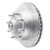 R1 92-94 Ford E-250 Econoline Front Right Drilled & Slotted Silver Brake Rotor