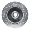 R1 80-85 Ford E-250 Econoline Front Left Drilled & Slotted Silver Brake Rotor EDZ-54105L