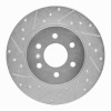 R1 06-09 Buick TERRAZA Rear Left Drilled & Slotted Silver Brake Rotor