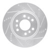 R1 06-09 Buick TERRAZA Front Right Drilled & Slotted Silver Brake Rotor