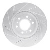 R1 06-09 Buick TERRAZA Front Right Drilled & Slotted Silver Brake Rotor