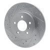 R1 05-05 Buick TERRAZA Rear Left Drilled & Slotted Silver Brake Rotor EDZ-52025L