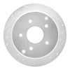 R1 04-04 Pontiac GTO Rear Right Drilled & Slotted Silver Brake Rotor