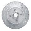 R1 76-80 Buick SKYHAWK Front Right Drilled & Slotted Silver Brake Rotor