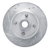 R1 76-80 Buick SKYHAWK Front Left Drilled & Slotted Silver Brake Rotor