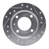 R1 78-80 Ford Fiesta (USA/Canada) Front Left Drilled & Slotted Silver Brake Rotor