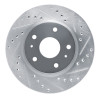 R1 88-89 Chevrolet C3500 Front Right Drilled & Slotted Silver Brake Rotor