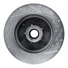 R1 88-96 Chevrolet C2500 Front Left Drilled & Slotted Silver Brake Rotor