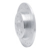 R1 16-25 Buick Regal TOURX Rear Right Drilled & Slotted Silver Brake Rotor