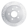 R1 01-07 Buick Rendezvous Rear Right Drilled & Slotted Silver Brake Rotor