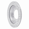 R1 91-98 Chevrolet Tracker Front Right Drilled & Slotted Silver Brake Rotor
