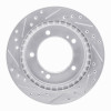 R1 91-98 Chevrolet Tracker Front Right Drilled & Slotted Silver Brake Rotor