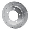 R1 91-98 Chevrolet Tracker Front Left Drilled & Slotted Silver Brake Rotor