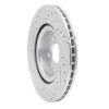 R1 07-10 Chevrolet COBALT Front Right Drilled & Slotted Silver Brake Rotor