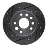 R1 82-82 Buick SKYHAWK Front Left Drilled & Slotted Silver Brake Rotor