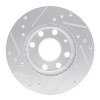 R1 88-20 Chevrolet CHEVY (Mexico) Front Right Drilled & Slotted Silver Brake Rotor