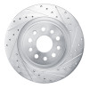R1 21-25 Dodge Charger DAYTonA Rear Right Drilled & Slotted Silver Brake Rotor