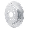 R1 19-25 Ram 1500 Rear Left Drilled & Slotted Silver Brake Rotor